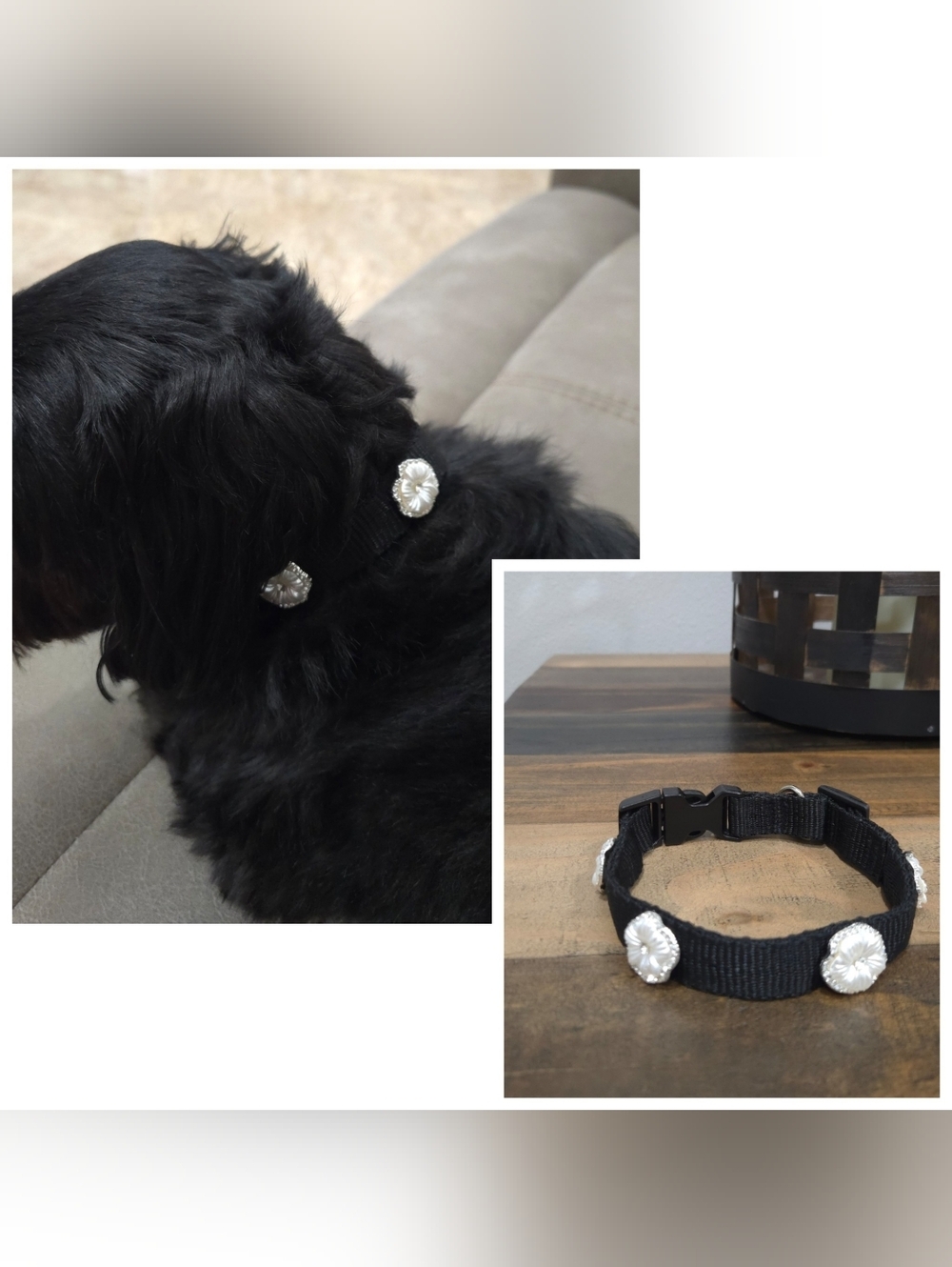 NEW! Luxury Rhinestone Camelia Flower Collar
